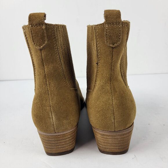 Marc Fisher LTD Yarita Ankle Chelsea Bootie Brown Suede Pull On 6.5M - Picture 4 of 11
